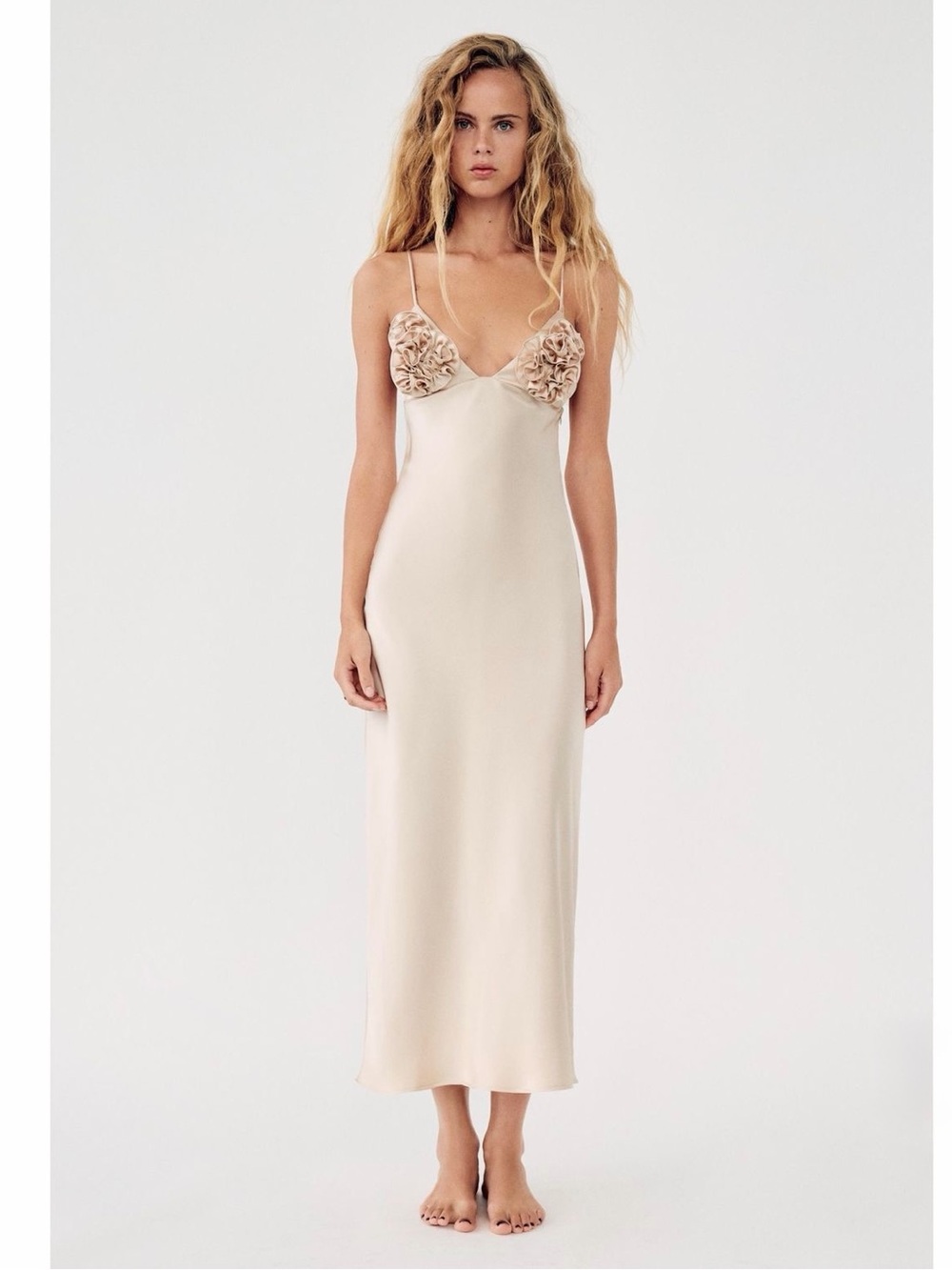 Zara satin dress